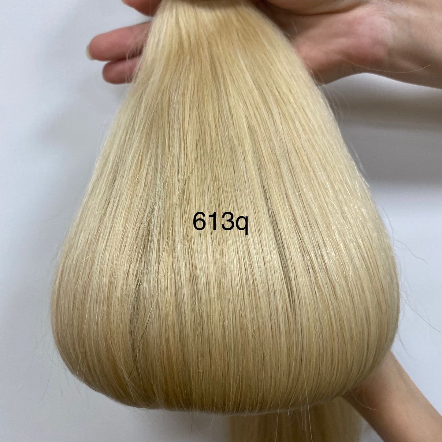 24” ASHY BLEACH BLONDE HAIR EXTENSIONS U TIP
