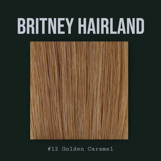 24” GOLDEN CARAMEL HAIR EXTENSIONS U TIP