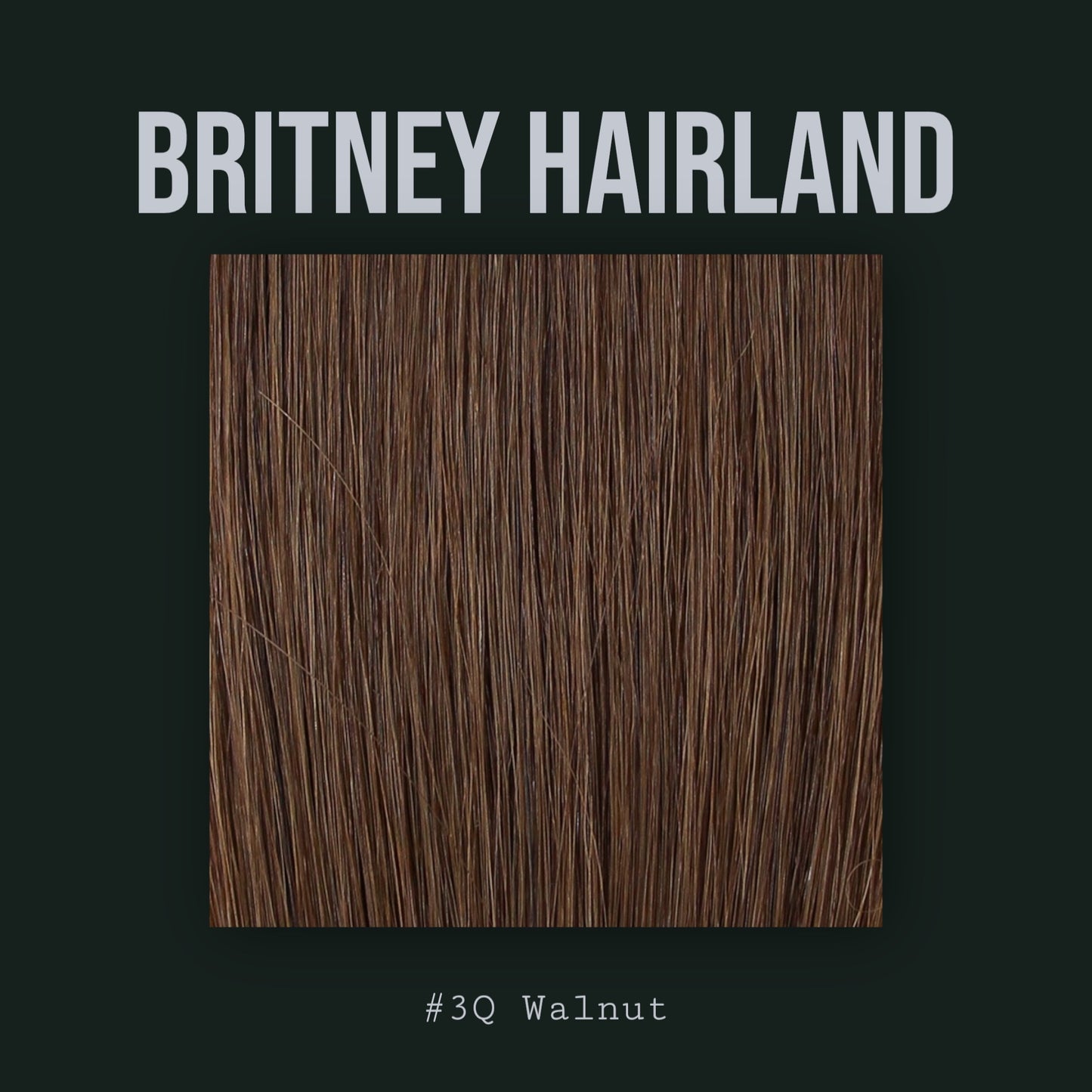 24” WALNUT HAIR EXTENSIONS U TIP