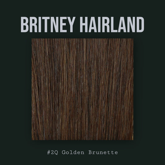 24” GOLDEN BRUNETTE HAIR EXTENSIONS U TIP