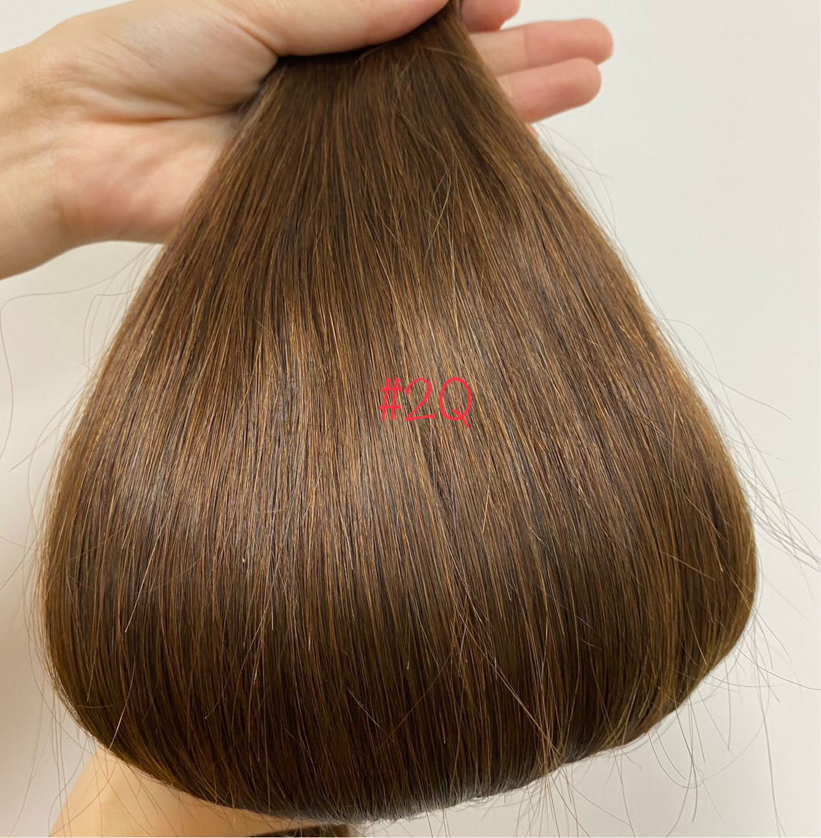 24” GOLDEN BRUNETTE HAIR EXTENSIONS U TIP