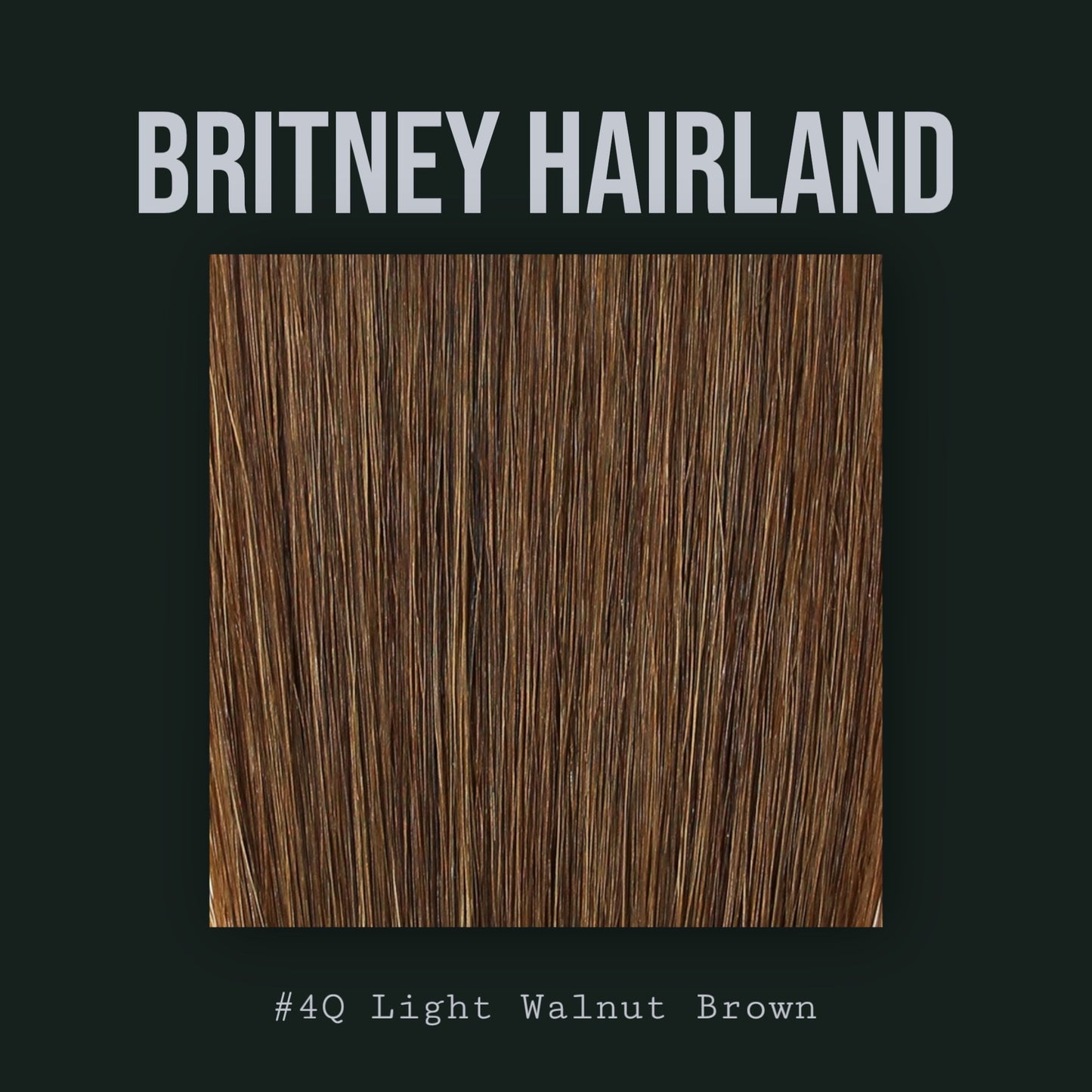 24” LIGHT WALNUT BROWN HAIR EXTENSIONS U TIP