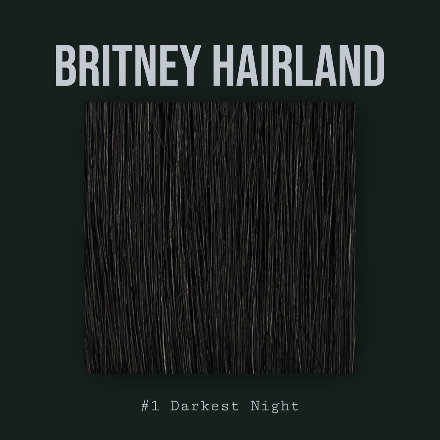 24” DARKEST NIGHT HAIR EXTENSIONS U TIP
