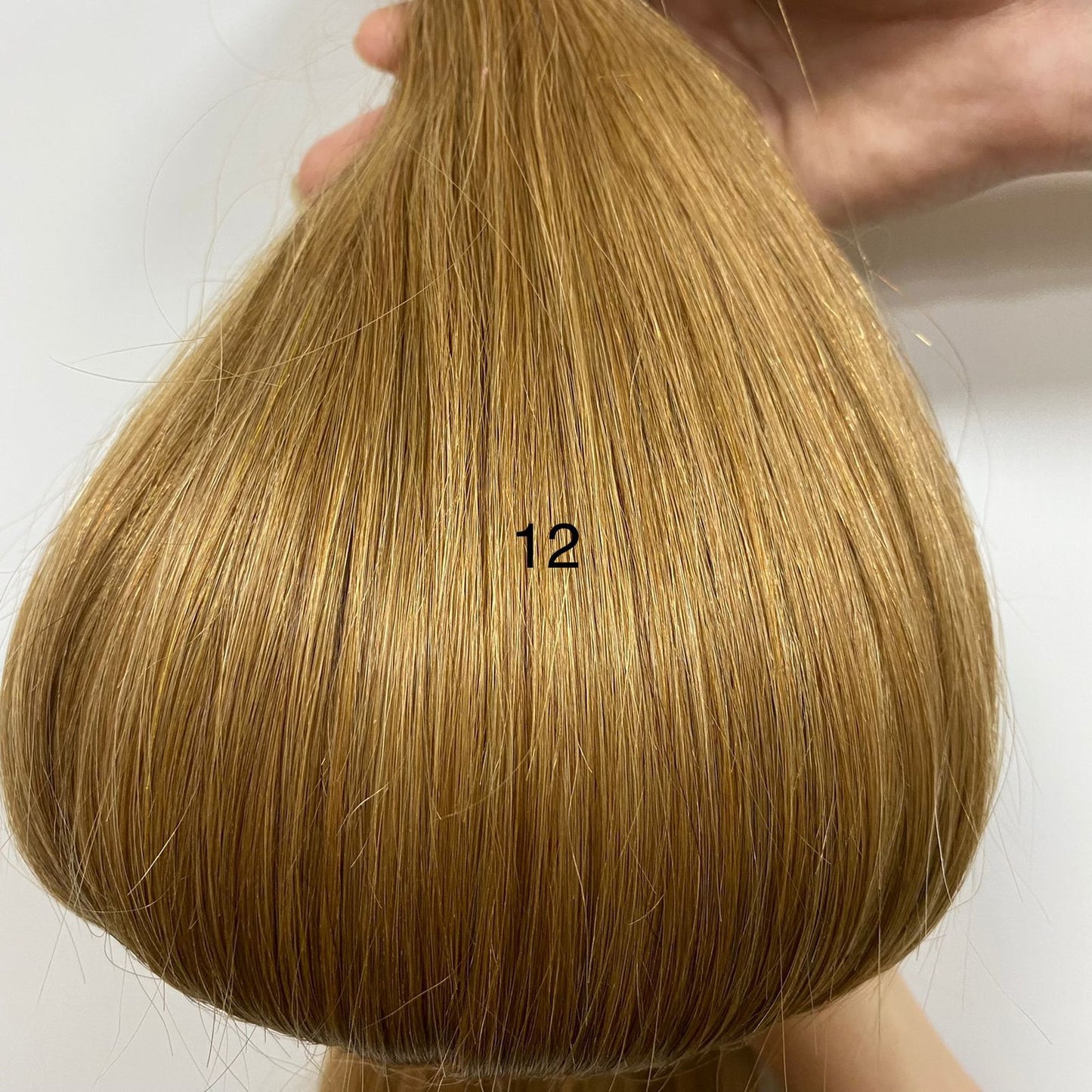 24” GOLDEN CARAMEL HAIR EXTENSIONS U TIP